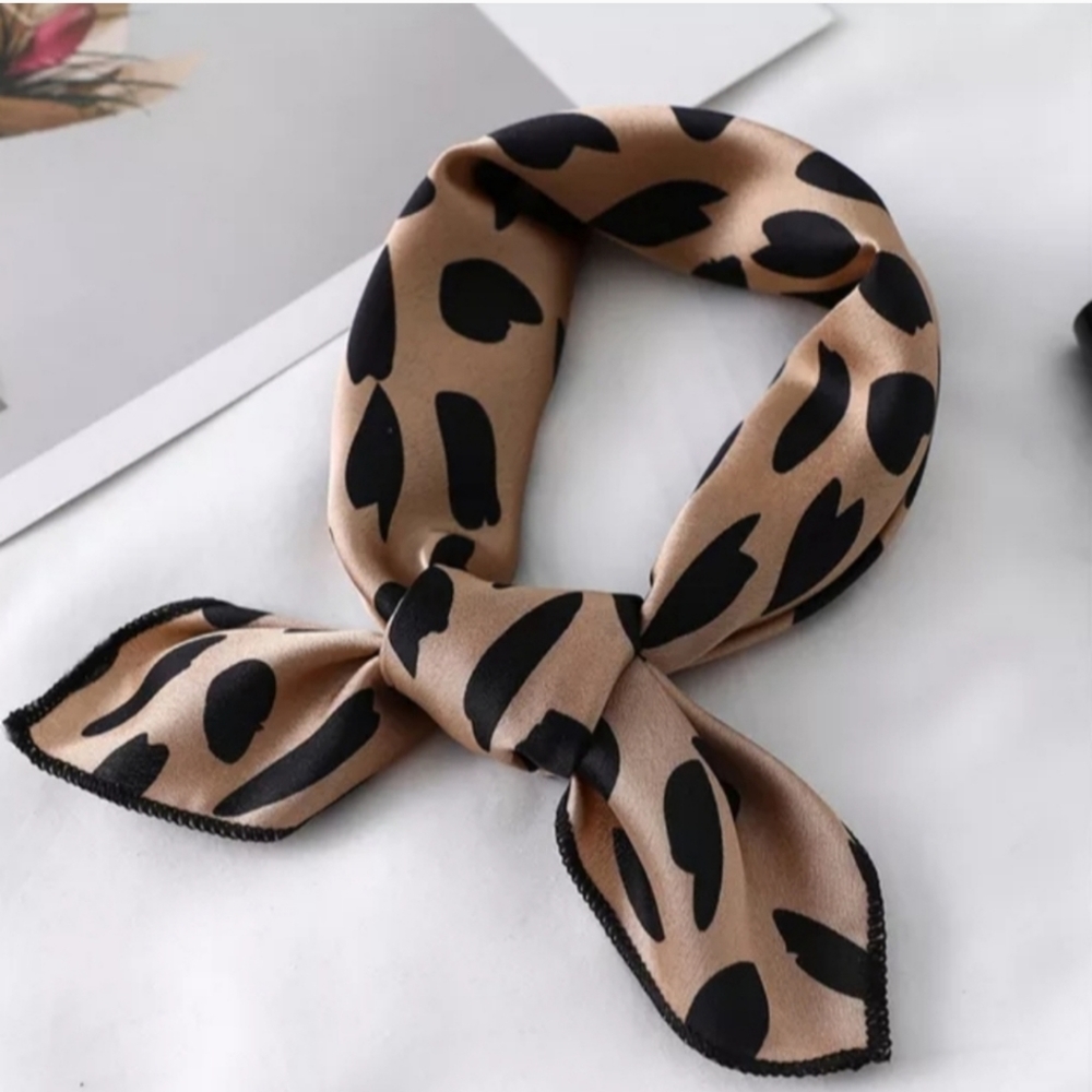 Soft Silky Fun Scarf For Head Hair Bag Neck